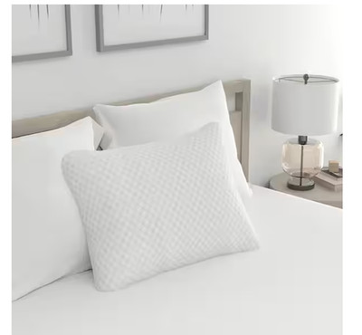 StyleWell Gel Memory Foam Pillow Standard Bamboo with Removable Bamboo Cover