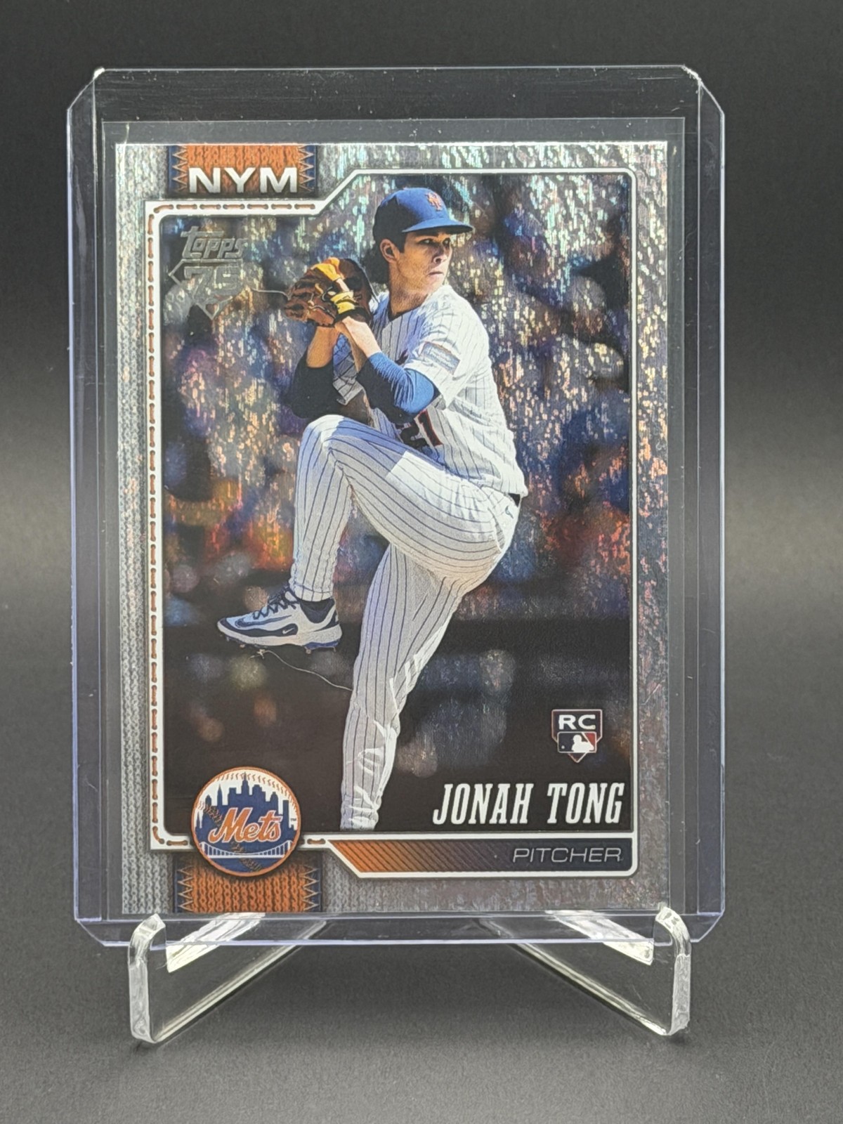 2026 Topps #4 Jonah Tong Holo Foil Mets