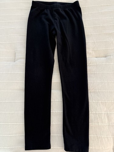 Two Girls Size 7 JUMPING BEANS Tough Cotton Solid Leggings (1) Mauve (1) Black - Picture 10 of 16