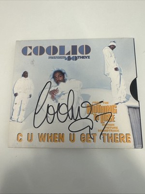 Coolio Signed CD Box Autograph C U When U get There 