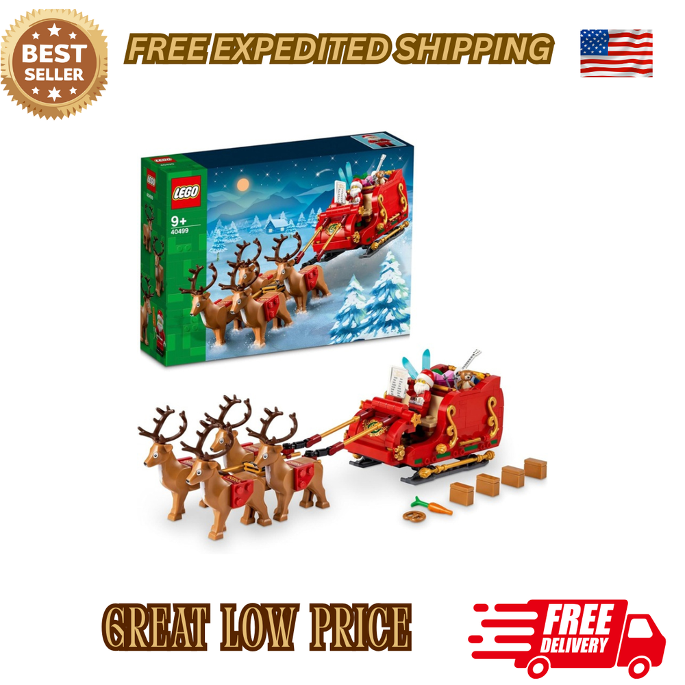 LEGO Santa'S Sleigh - Building Toys for Kids, Boys & Girls, Ages 9+ - Indoor Chr