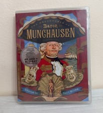The Adventures of Baron Munchausen Criterion 4K UHD Blu-ray Terry Gilliam  NEW