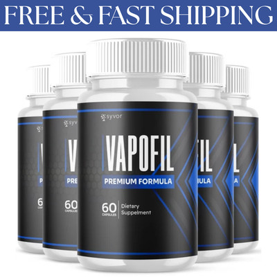 (5 pack) Vapofil Advanced Male Pills Vapo Fil Formula Supplement (300 Capsules)