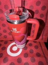 NEW 2026 Valentines Stanley Target 30 Oz Tumbler Rouge Heart Gradient Quencher
