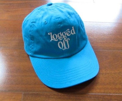 DON JULIO ~ NEW! One Size ~ Embroidered ''LOGGED OFF'' Cotton Snap Back Hat Cap