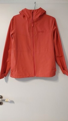 NEU Jack Wolfskin Highest Peak 3L Jacket Women, EU L (42/44), coral-rot