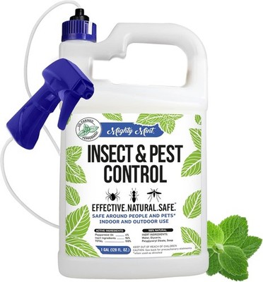 Mighty Mint 128 oz Natural Insect Repellent with Peppermint Oil Essence