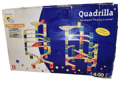 Hape Quadrilla Wooden Twist & Rail Construction Kit STEM Build