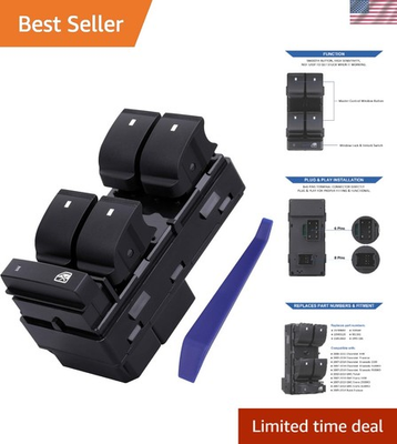 #ad #ad Driver Side Power Master Window Switch Compatible with Chevy Silverado Chevr... $46.99