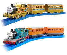 Blue Gold Plarail Thomas Thomas the Tank Engine Original 80th Anniversary Set