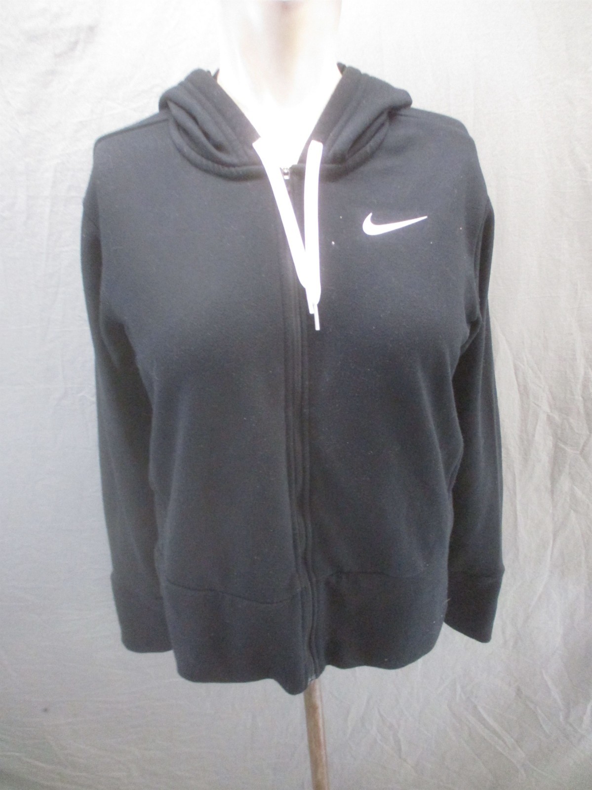 SACAI X NIKE NIKE DRI FIT taglia S giacca donna nera full zip tasca allenamento atletico 791