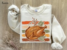 Thankful Turkey Thanksgiving Sweatshirt
