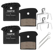 2pk Toopre Ceramic Bicycle Disc Brake Pads with Heatsink TL02S Twin Pack