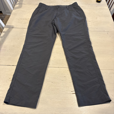 Under Armour Pants Mens 34/30 Stretch Waist Gray RN# 96510 CA