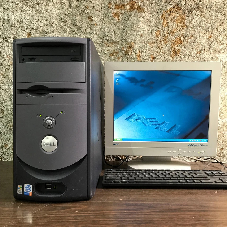 PC retro para juegos Dell Dimension 2400 Pentium 4 2,66 GHz 512 MB de RAM (Windows XP Pro) Foto 2 de 4