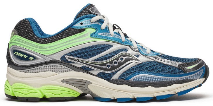 Saucony ProGrid Omni 9 Blue Lime for sale | eBay