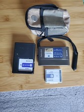 Sony Cyber-shot DSC-TX1 10.2MP 4x Zoom Digital Camera WORKS Screen Wear 2 Batts