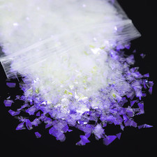 10G Mermaid Effect Nail Flakes, Holographic Nail Art Glitter, Sparkles Sequins f