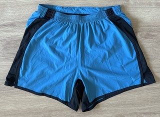 rabbit Trail Blue and Black Men’s Running Shorts Large