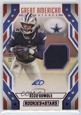 2024 Panini Rookies & Stars Great American Signatures 64/99 Rico Dowdle Auto j6a