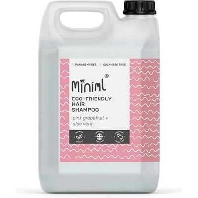 Miniml Natural Eco Haarshampoo ? 5L Nachfüller Pink Grapefruit & Aloe Vera Men und