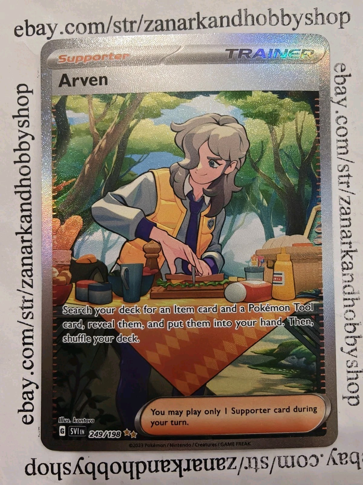 Pokemon Arven 249/198 Scarlet & Violet Base Set LP