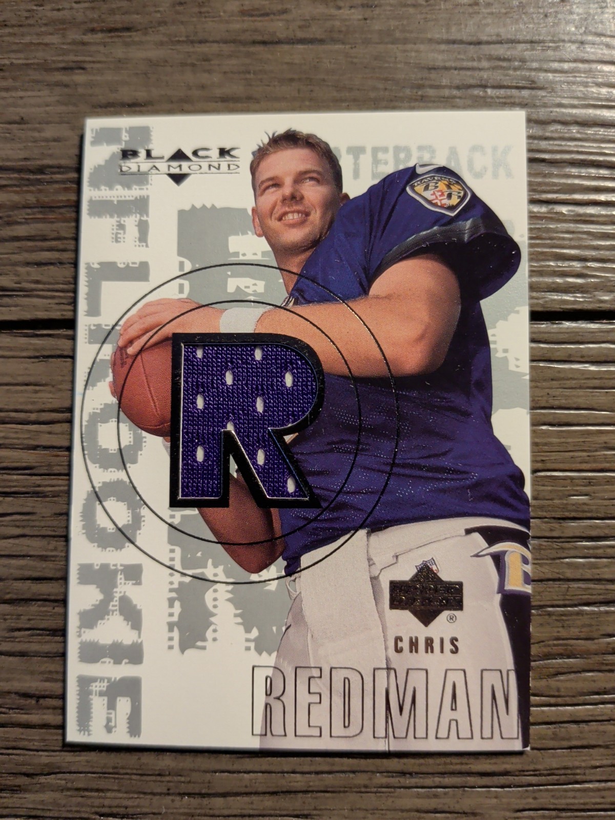 Chris Redman Upper Deck Black Diamond #154 Rookie Jersey