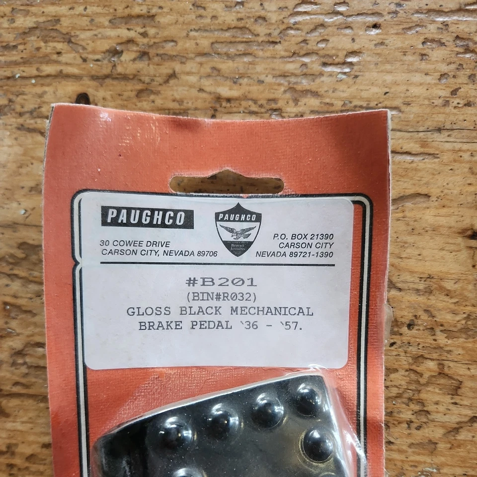 Pedal de freno de pie mecánico trasero Harley cabezal central, cabeza panorámica, cabeza plana. negro Foto 2 de 2