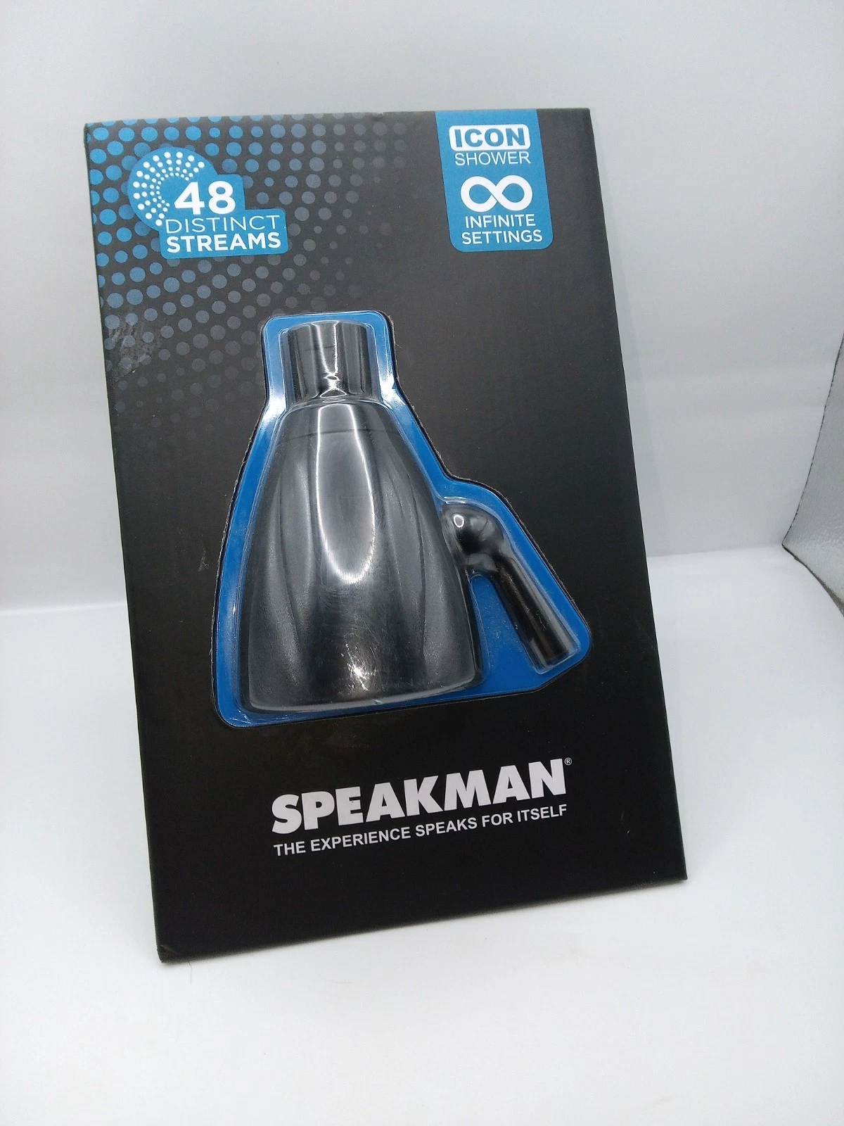 NEW Speakman 3-Spray 2.5 GPM Wall Mount Showerhead in Matte Black- SR-2252-MB