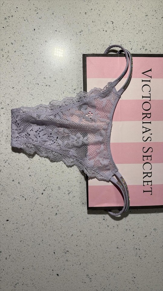 Culotte Brésilienne Haute Taille Victoria's Secret Body By Victoria - Taille XS Lilas