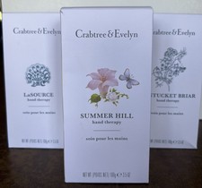 3 Boxed Crabtree Evelyn Hand Therapy Lotions 3.5oz Variety Of 3 Scents