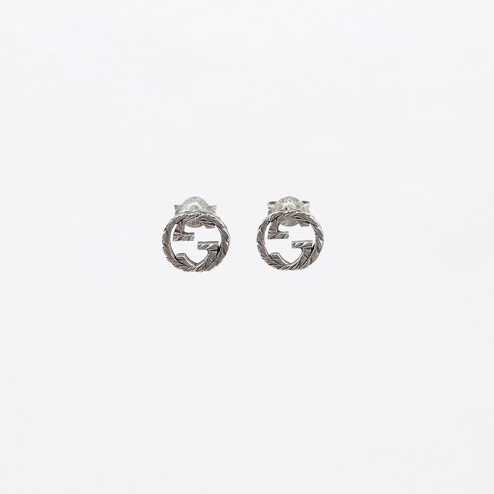 Gucci Interlocking Stud Earrings 457109 151332726 - image 2