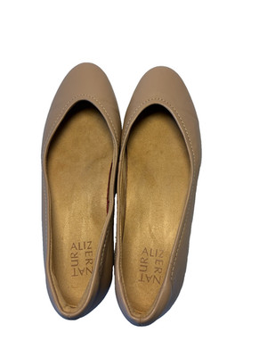 Naturalizer Women's Flexy Ballet Flat Sz9 Comfort Support Neutral Tan/beige.
