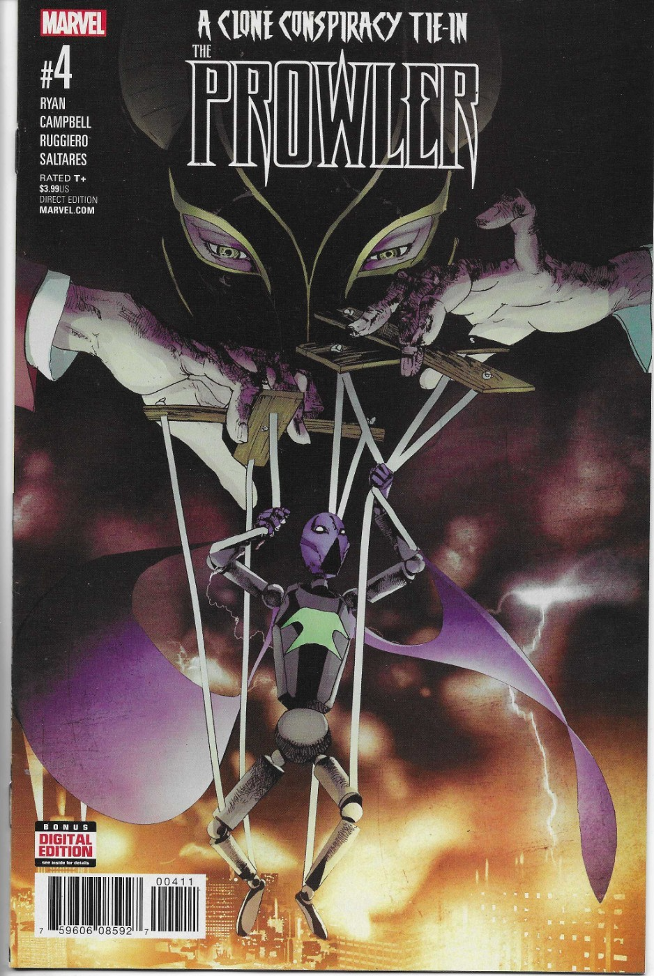 PROWLER (2016) #4 - Clone Conspiracy - Back Issue
