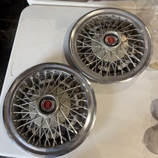 Vintage 1977-80 Ford Pinto Mercury Bobcat 13 Wire Spoke Hubcap Wheel Cover 2