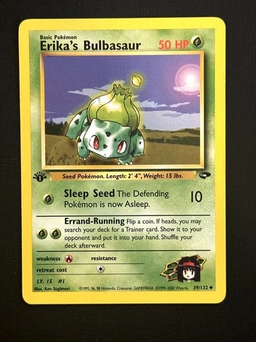 Erika's Bulbasaur Uncommon Gym Challenge 039/132 NM