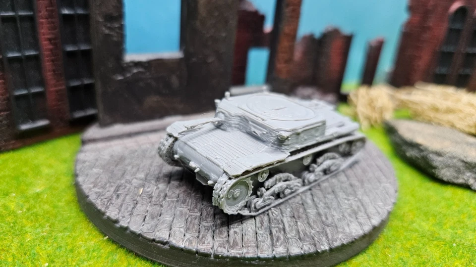 M13/40 Carro Armato Comando Italiano Italia WW2 Kit Modello 1/87 1/72 1/76 - Immagine 2 di 3