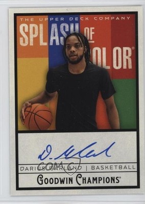 2025 Upper Deck Goodwin Champions Splash of Color Darius Garland #SA-GA Auto jg2