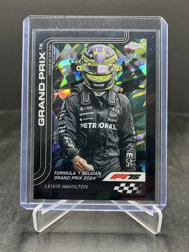 2025 Topps Chrome F1 Lewis Hamilton 75th Anniversary Refractor 38/75 #135