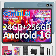 Android 10 inch, AI Android 16 Tablet with Ke...