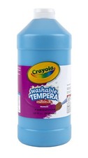 Tempera Paint Washable Turquoise 32 Oz Squeeze Bottle Crayola Kids Classroom