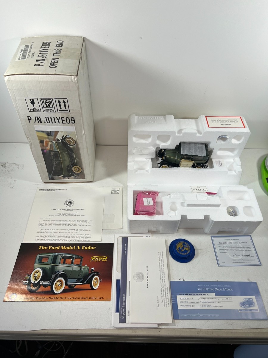 1930 Ford Model A Tudor in 1:24 scale by Franklin Mint | eBay