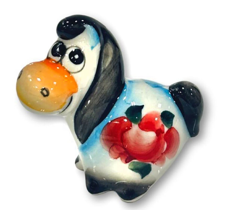 Majolica Horse Symbol of the Year 2026 Ceramic Figurine for Good Luck Лошадь