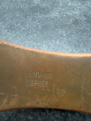 Vintage Navajo Bell Trading Post Solid Copper Thunderbird Bracelet - Picture 6 of 8