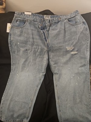 NEW KBB by Kahlana The Dylan Jean Hi Rise Straight Leg/ Light Wash/ Size 24 LADY