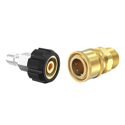 #ad #ad Twinkle Star Pressure Washer Adapter Set M22 to 3 4 GPM Swivel Quick Connect Kit $15.59