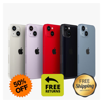 Apple iPhone 14 Unlocked Verizon AT&T T-Mobile 128GB 5G iOS WiFi