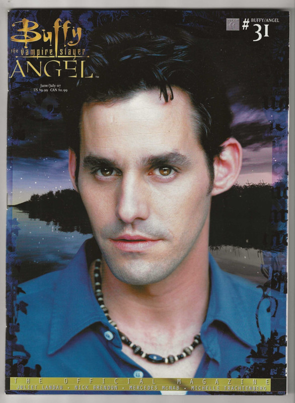 THE OFFICIAL BUFFY THE VAMPIRE SLAYER ANGEL MAGAZINE # 31 LAST ISSUE VARIANT