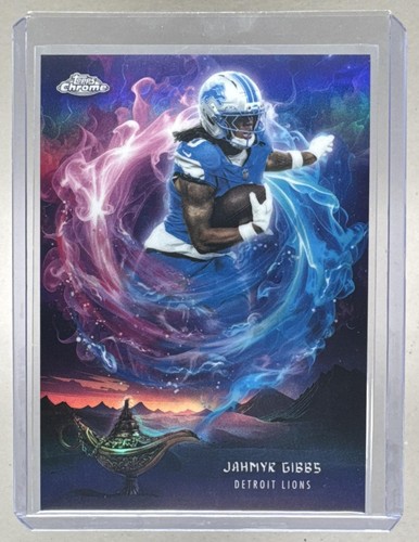 2025 Topps Chrome Jahmyr Gibbs Base (RAW)