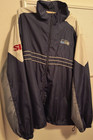 Seattle Seahawks NFL Football Hooded Full-Zip Jacket Blue/Gray XL — photo 1